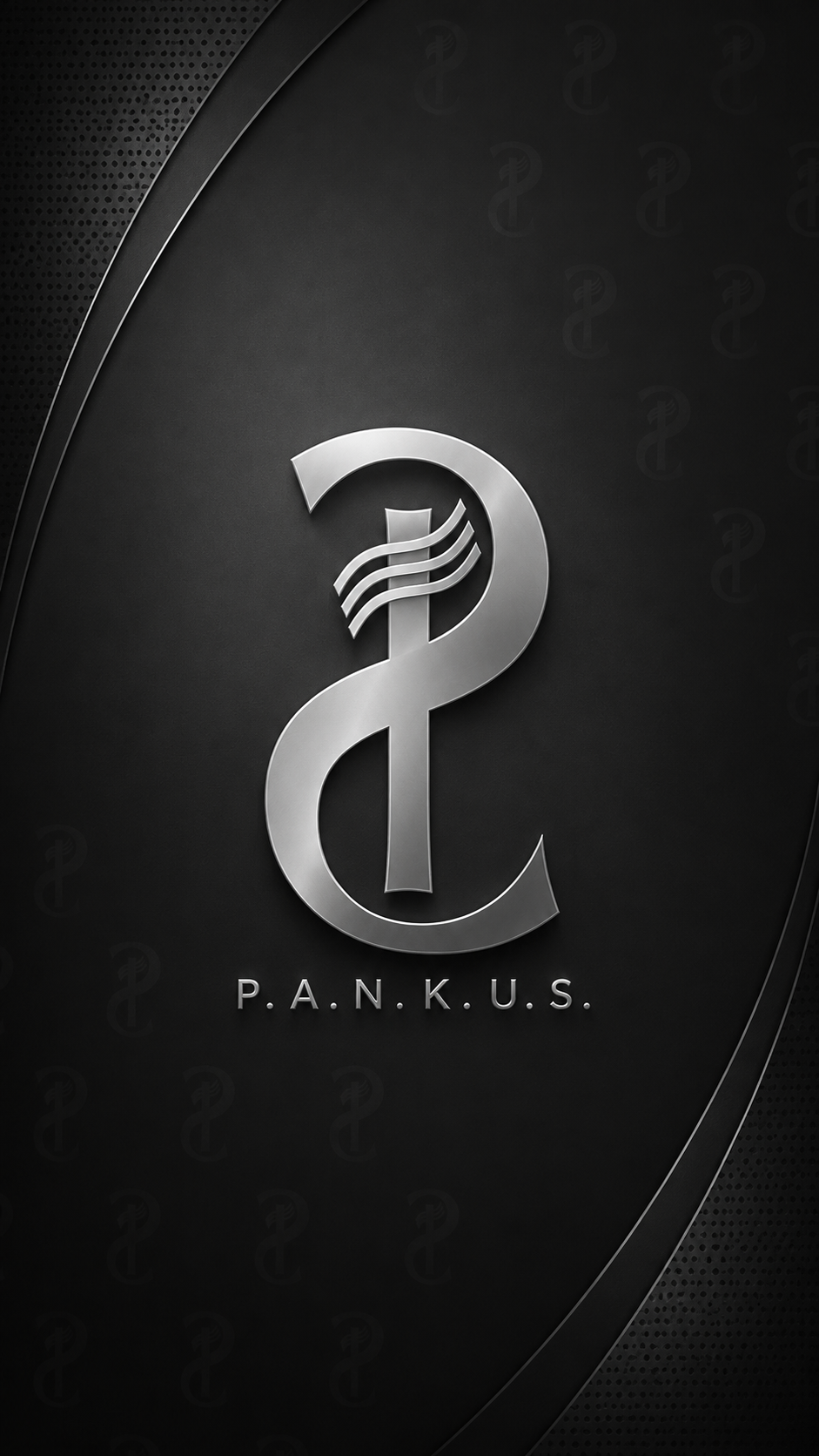 Dark mode original P.A.N.K.U.S. logo wallpaper preview