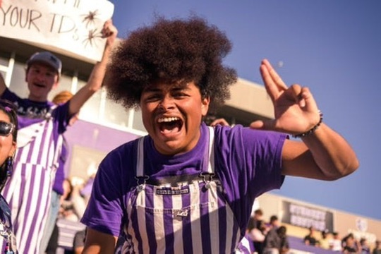 P.A.N.K.U.S. student showing Tarleton State spirit