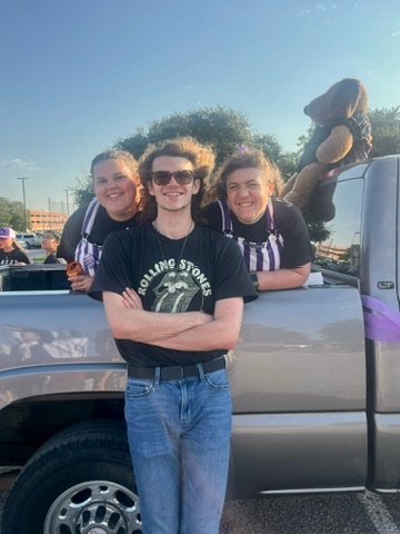 P.A.N.K.U.S. students by truck